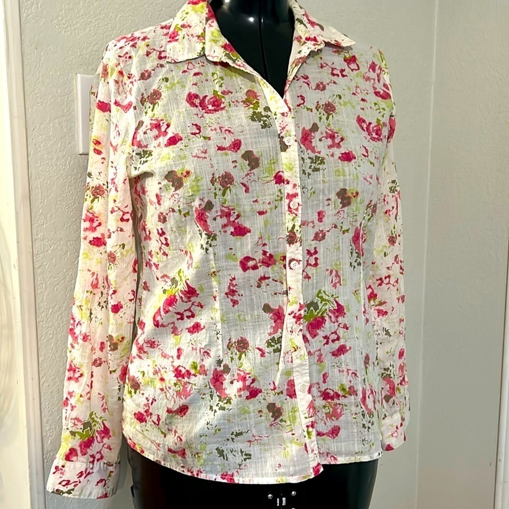 Eddie Bauer cotton blouse